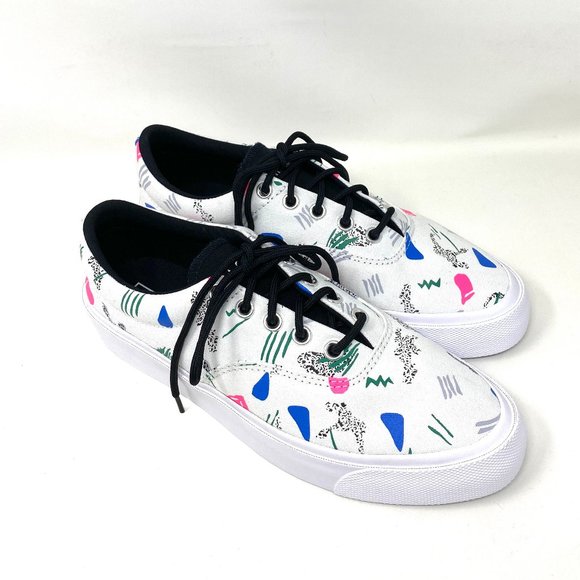 💖MEGA SALE💖Converse Men's SKID GRIP CVO OX White Print Canvas Low Top 170724 - Picture 6 of 10